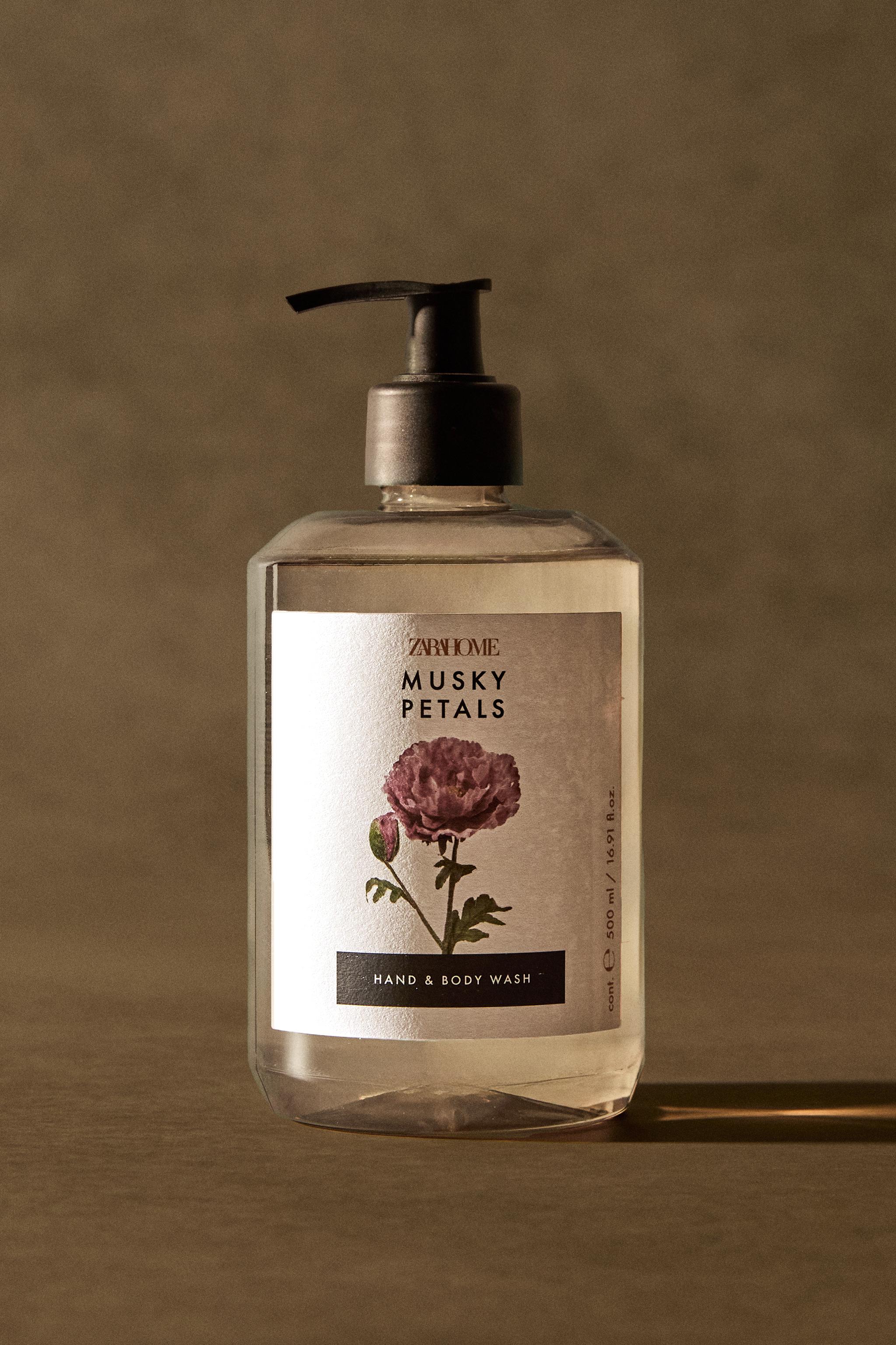 (500 ML) SAVON LIQUIDE MUSKY PETALS